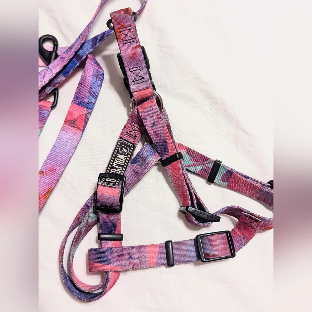 Wolfgang Dog Harness And Matching Leash - Size Small Harness - 4ft Leash